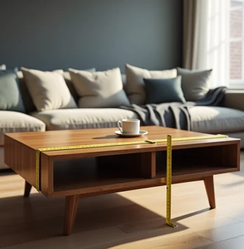 Hauteur standard d’une table basse