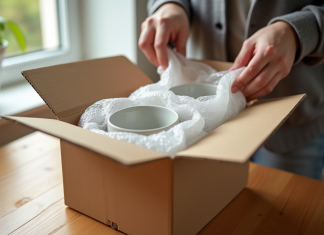 Protéger efficacement vos objets fragiles lors de l’emballage Préparer des tasses en porcelaine pour le déménagement